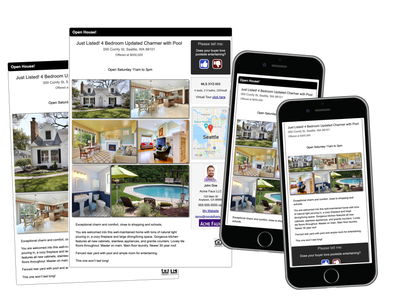 sample of the Casablanca themed MondoFlyers template
