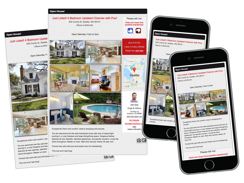 sample of a custom brokerage themed MondoFlyers template