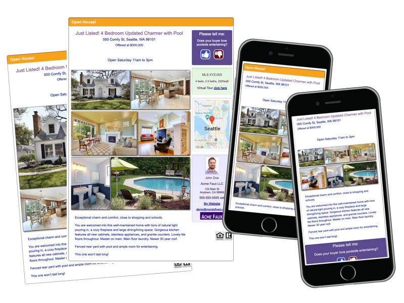 sample of the Toulouse themed MondoFlyers template